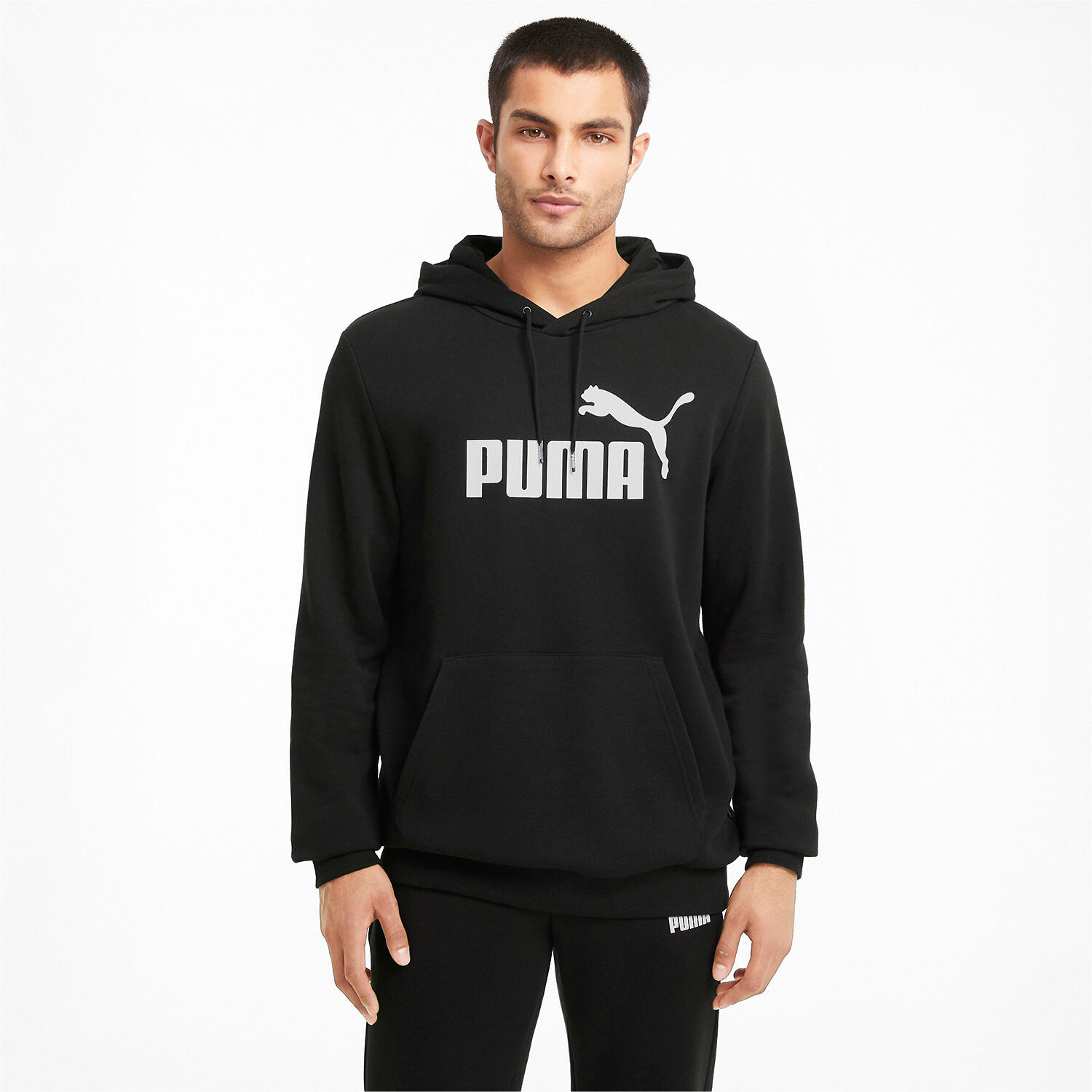 Essentials Big Logo Hoodie Herren PUMA Black 6/7