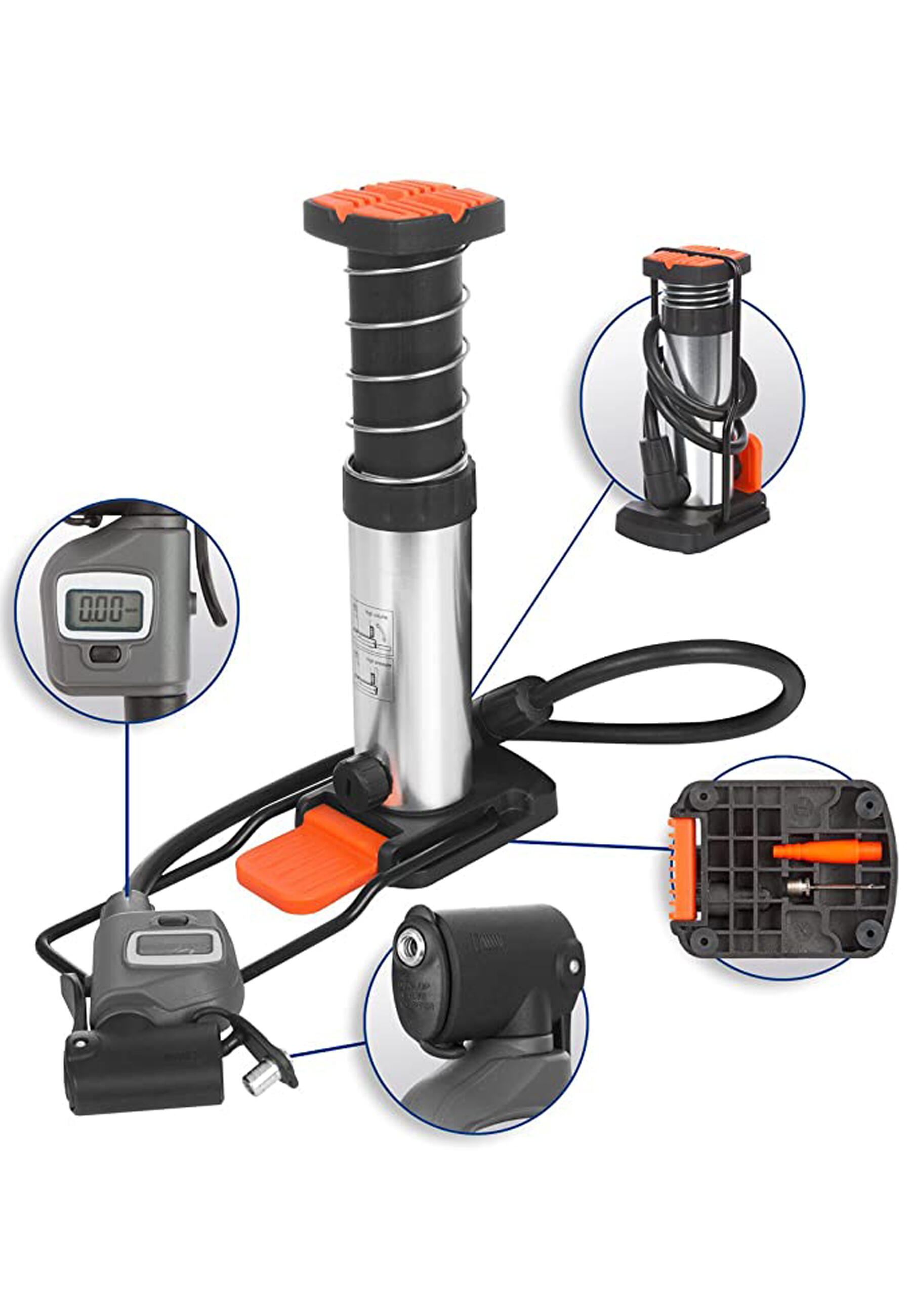 Fussluftpumpe Sport-Tec 2/3
