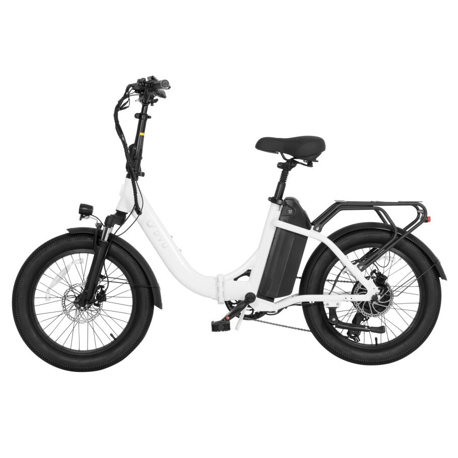 Bicicleta Elétrica DYU C9 para Adultos, Pneus Largos, Travões Hidráulicos, Bater 2/7