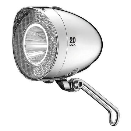 lampka rowerowa z uchwytem na 4 baterie XLC CL-F20 20LUX Nirosta