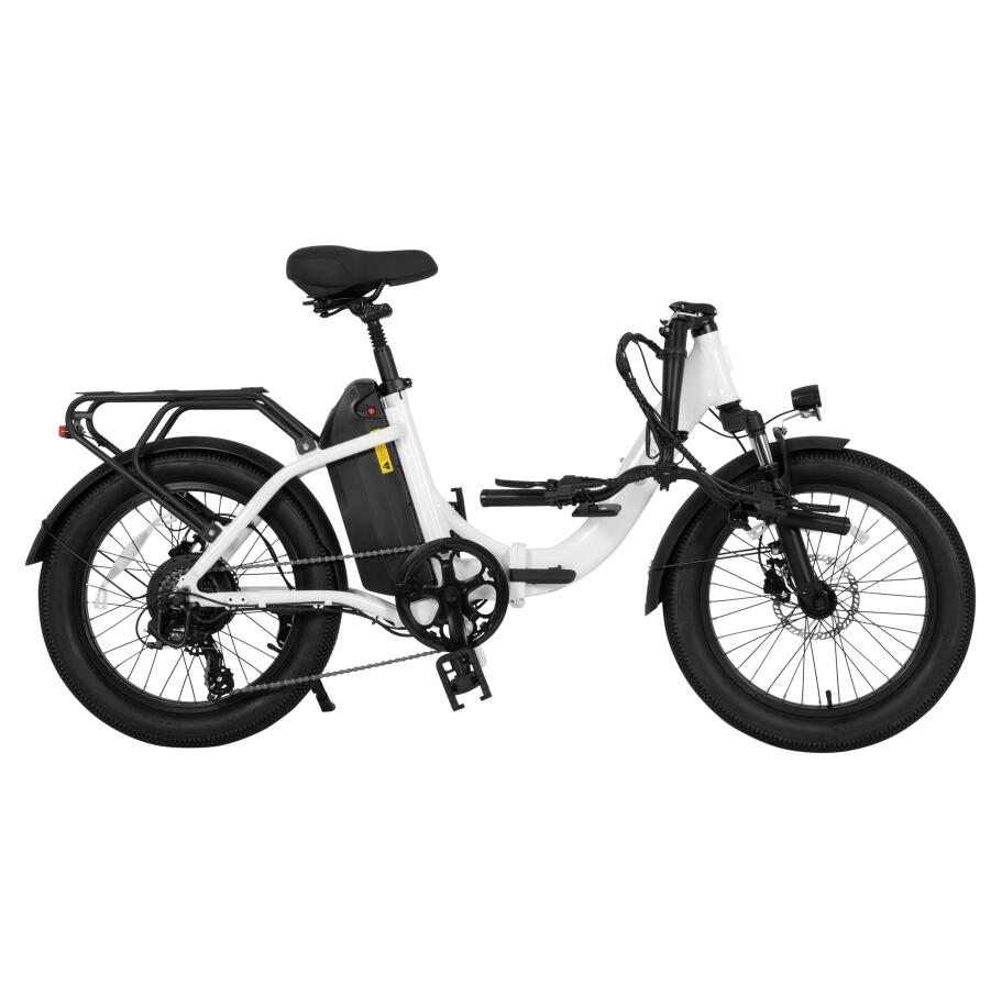 Bicicleta Elétrica DYU C9 para Adultos, Pneus Largos, Travões Hidráulicos, Bater 4/7