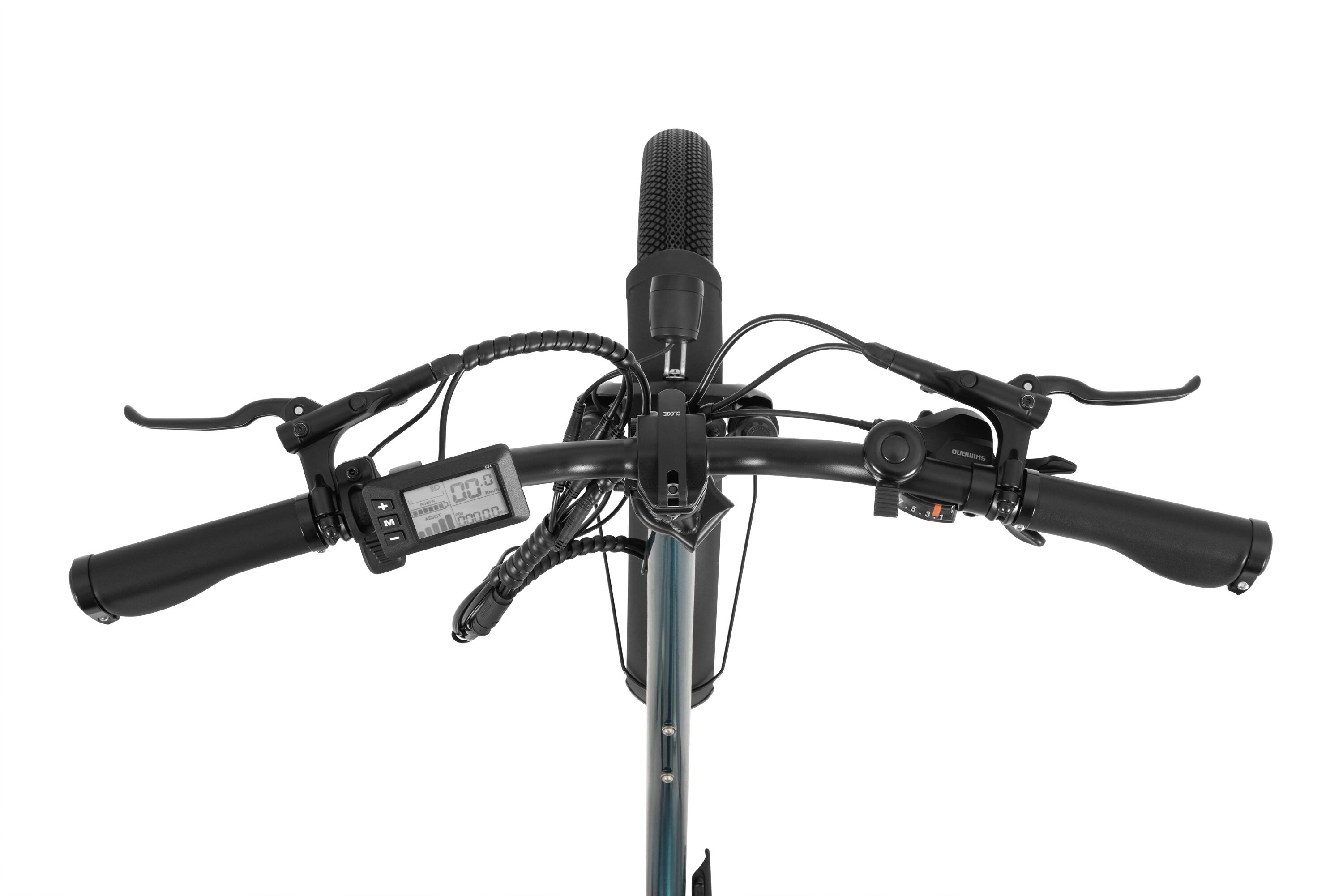 Bicicleta Elétrica DYU C9 para Adultos, Pneus Largos, Travões Hidráulicos, Bater 4/7