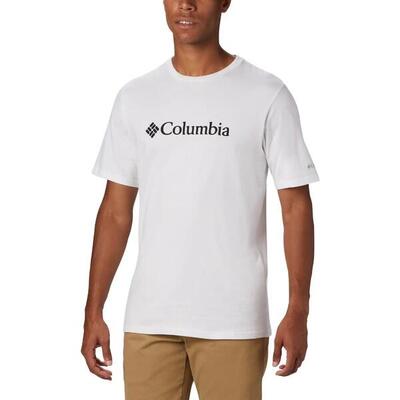 T-shirt mannelijk columbia nsw fran jdi verbiage wit