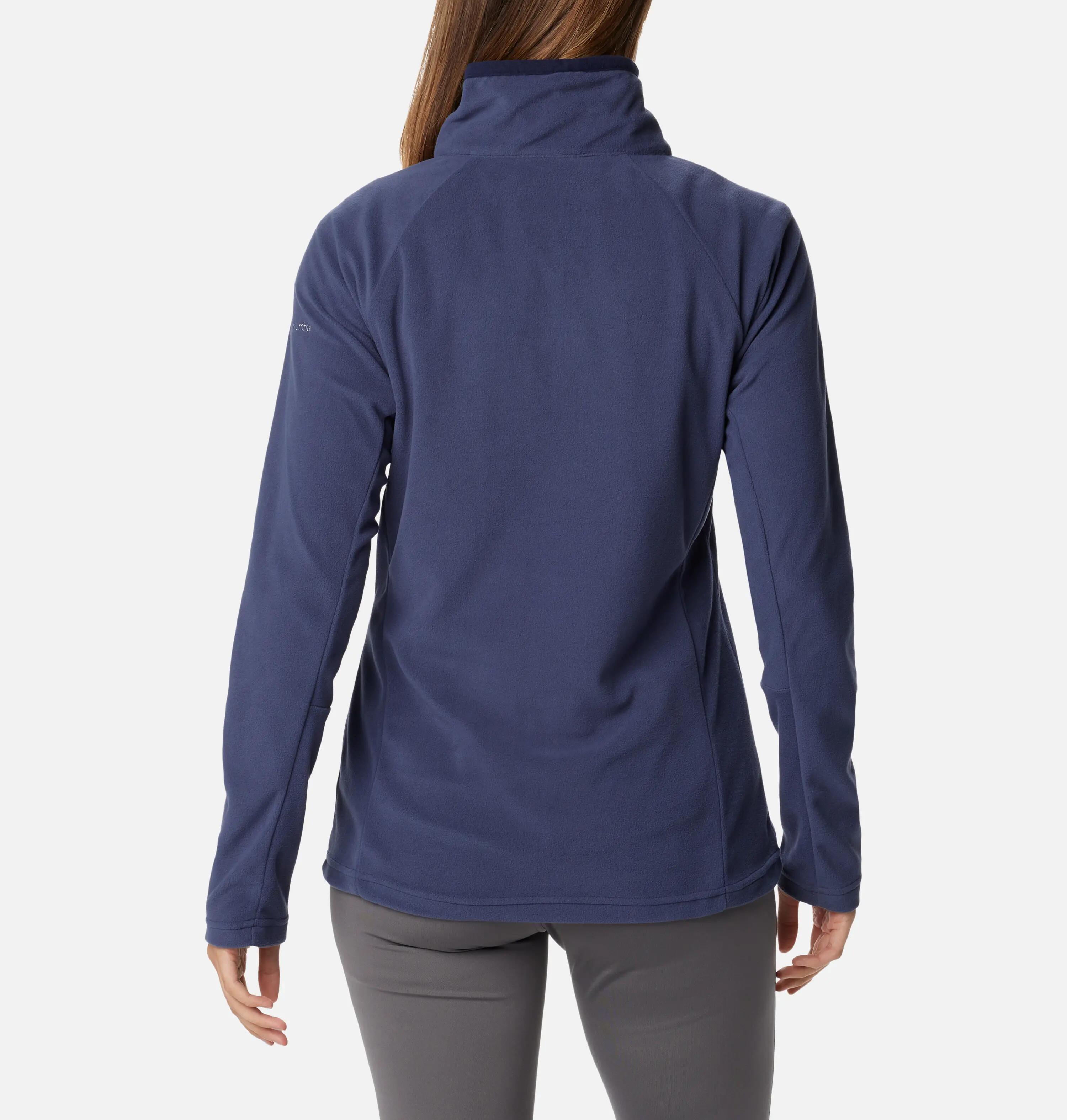 COLUMBIA W GLACIAL IV 1/2 ZIP NOCTURNAL POLAIRE 4/5