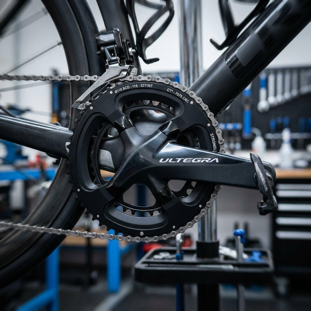Stronglight plateau CT2 noir 4A Ultegra R8000 110 mm 49 dents 2/2