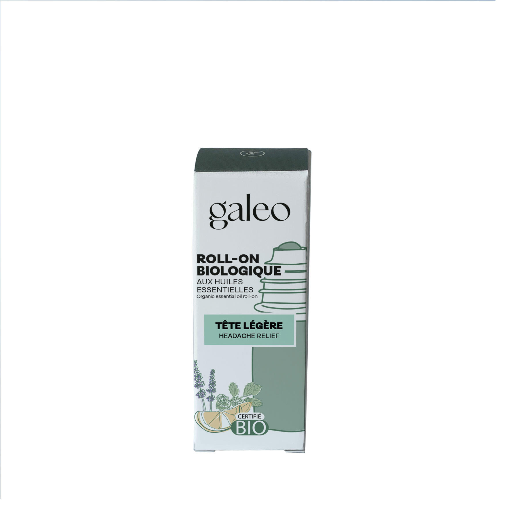 ROLL-ON AUX HUILES ESSENTIELLES BIO TÊTE LÉGÈRE 2/3