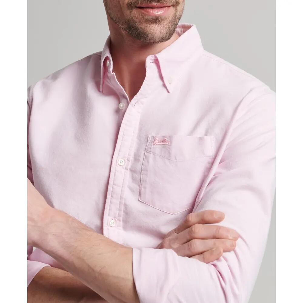Camisa Superdry Vintage Washed Oxford 3/4