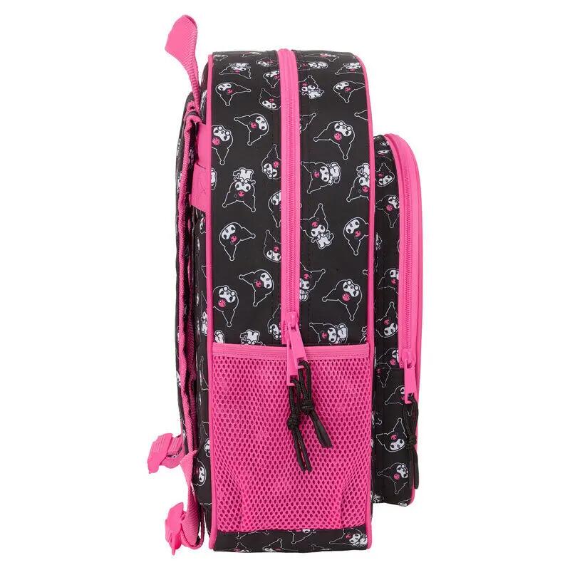 Mochila compatible con carrito ajustable Safta Hello Kitty Kuromi 3/4