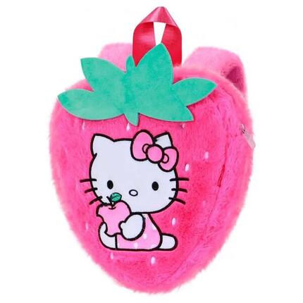 Plecak pluszowy truskawka dziewczynka Karactermania Hello Kitty