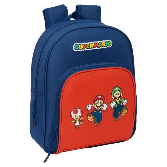 Rucksack mit Seitentasche für Flasche Safta Super Mario Bros Mamma Mia