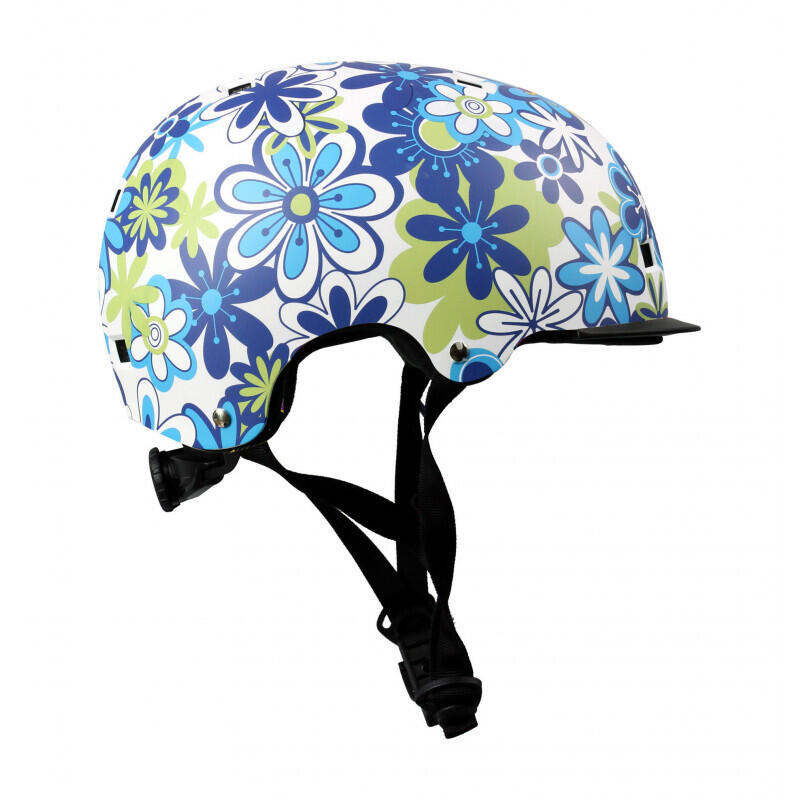 Casco da ciclismo Ply by Roces Pop+ Blue Blossom 55-58 cm 2/4