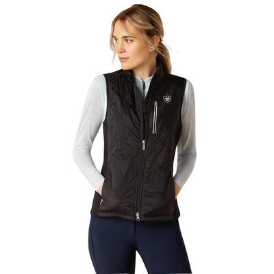 Mouwloze paardrijjacket voor dames ariat fusion insulated