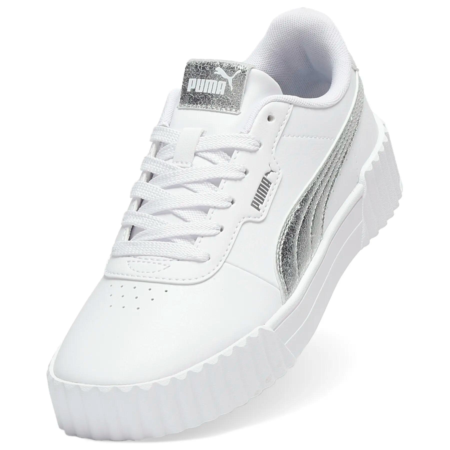 Baskets femme Puma Carina 3.0 Metallic Whisper 3/6