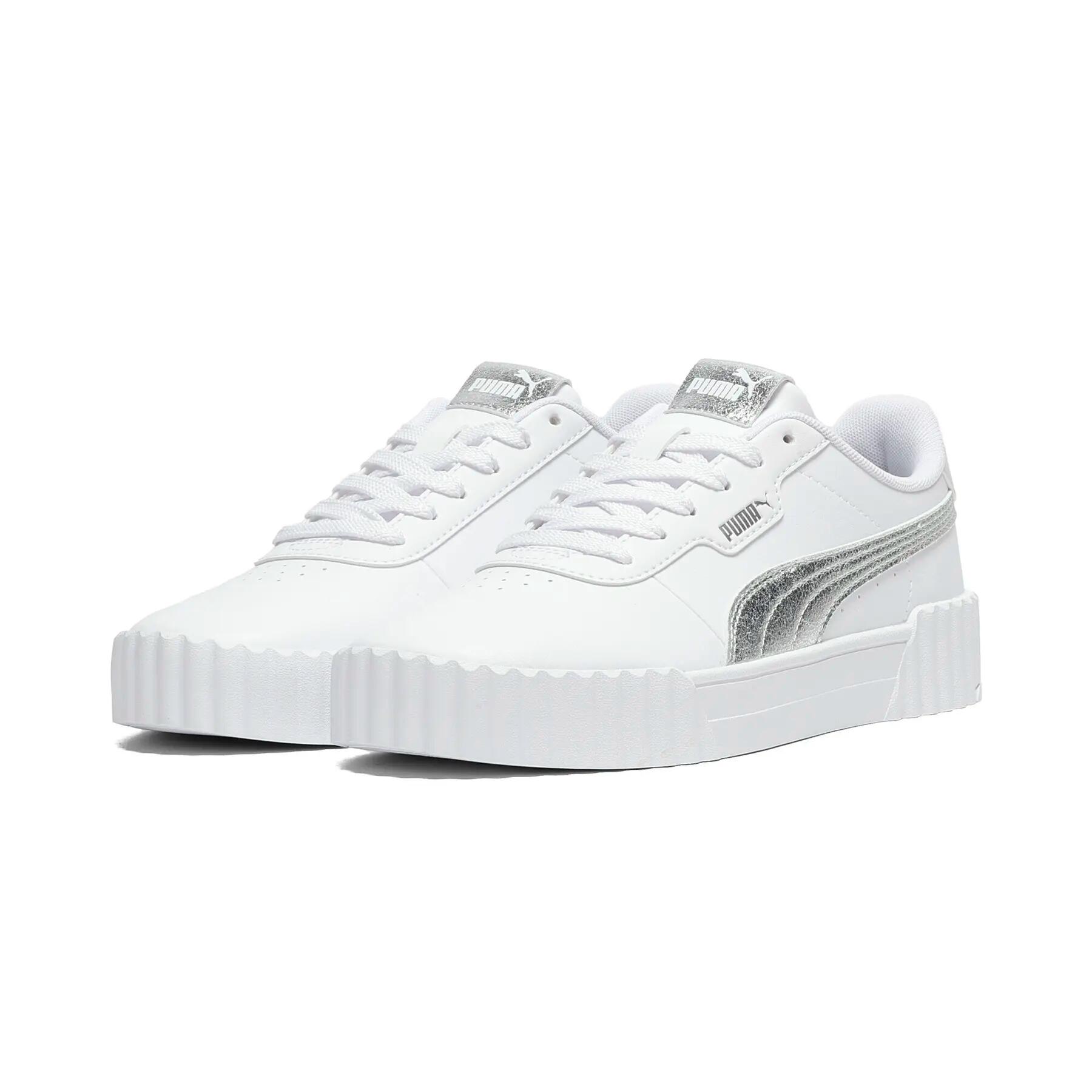 Baskets femme Puma Carina 3.0 Metallic Whisper 4/6