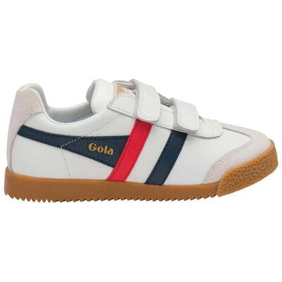 Scarpe da ginnastica per bambini Gola Classics Harrier Leather Strap Trainers
