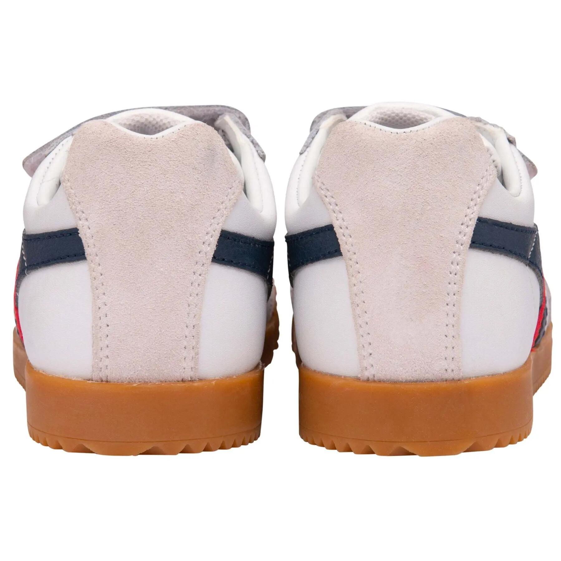 Scarpe da ginnastica per bambini Gola Classics Harrier Leather Strap Trainers 4/5