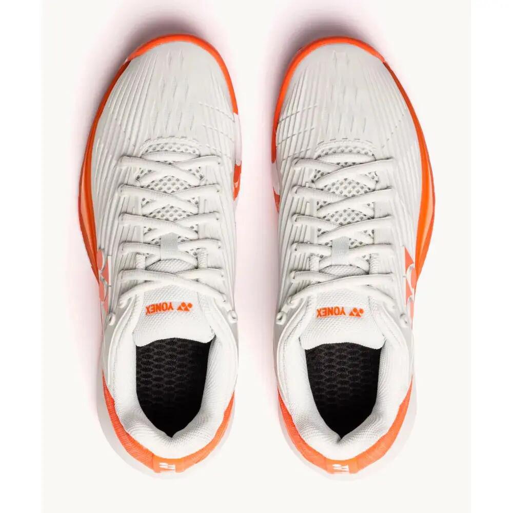 YONEX POWER CUSHION 55 ホワイト/オレンジ　26.5㎝ YONEX（ヨネックス） バドミントンシューズ 2026年05月下旬『予約