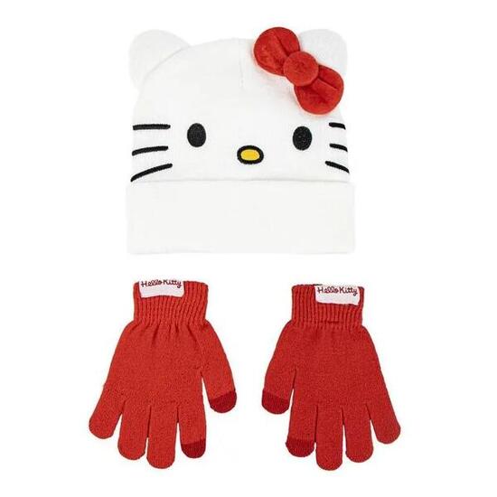 Zestaw czapka i rękawiczki dla dzieci Cerda Hello Kitty