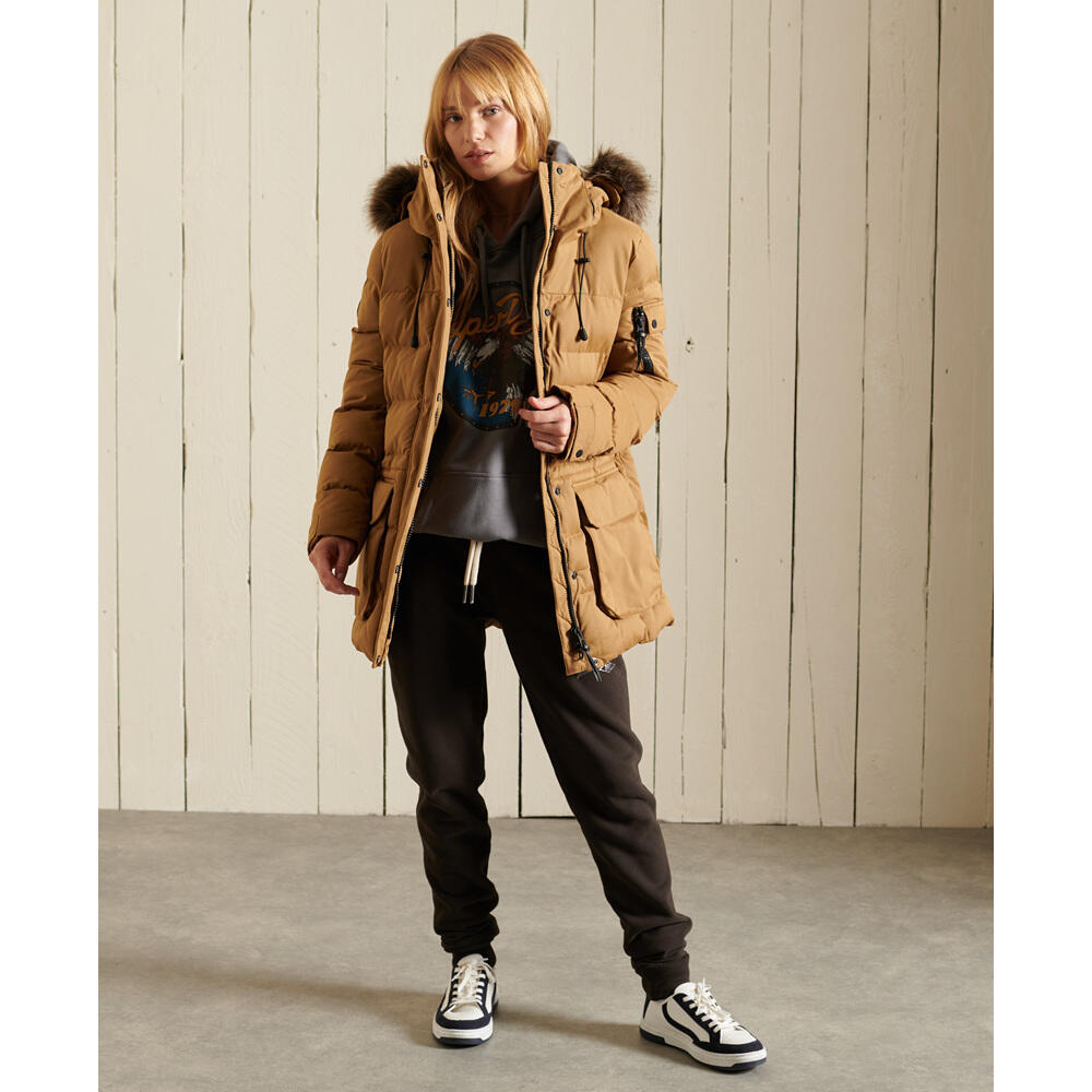 Parka feminina Superdry Expedition en microfibre 2/6
