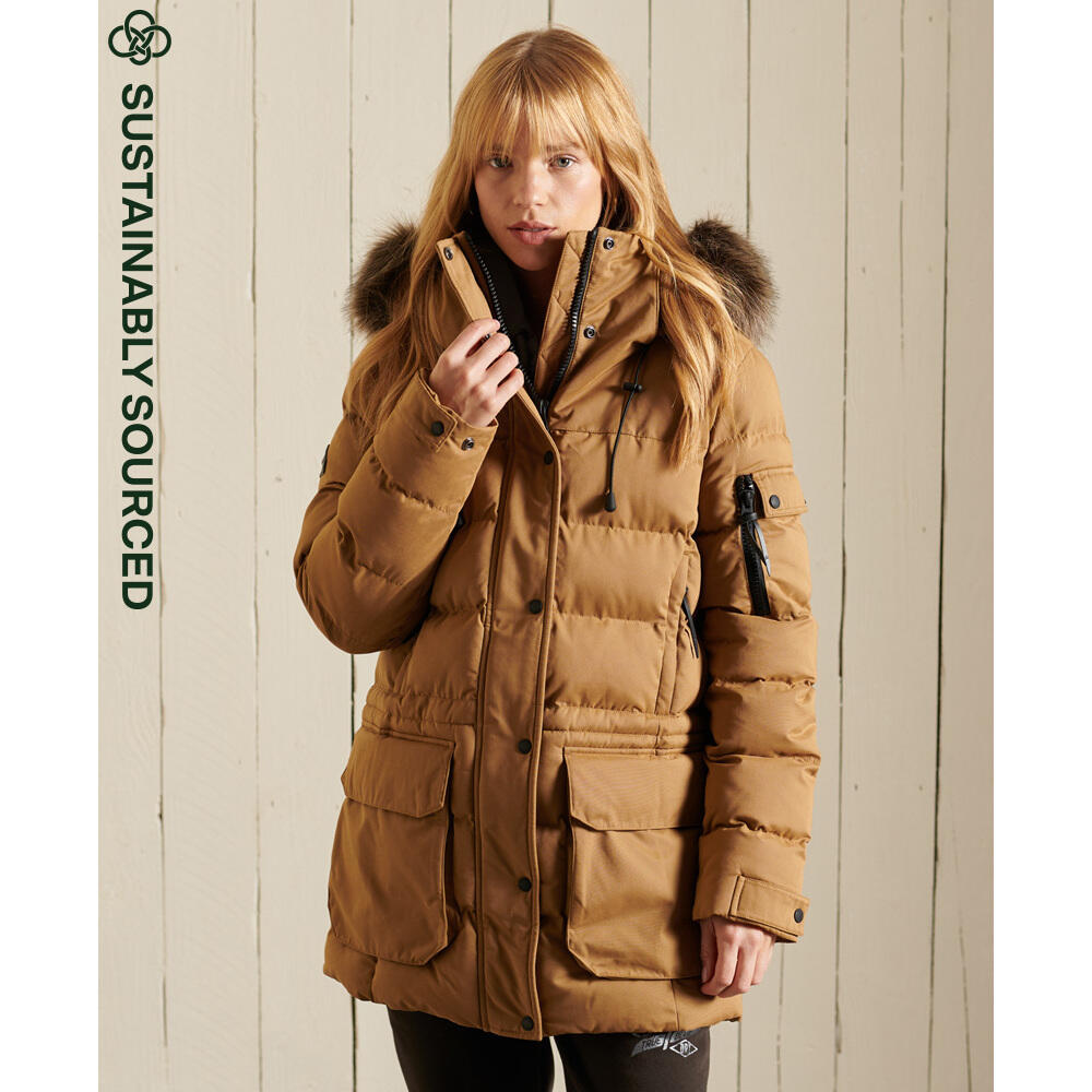 Women's parka Superdry Expedition en microfibre