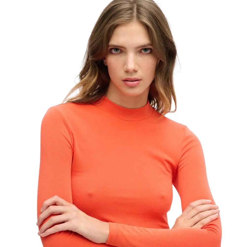 T-Shirt Manches Longues Orange Femme Superdry Open Back 6/6