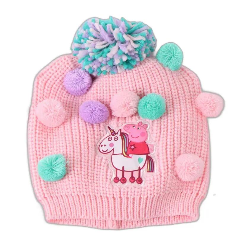 Ensemble de bonnet ,écharpe et gants fille Cerda Peppa Pig 2/5