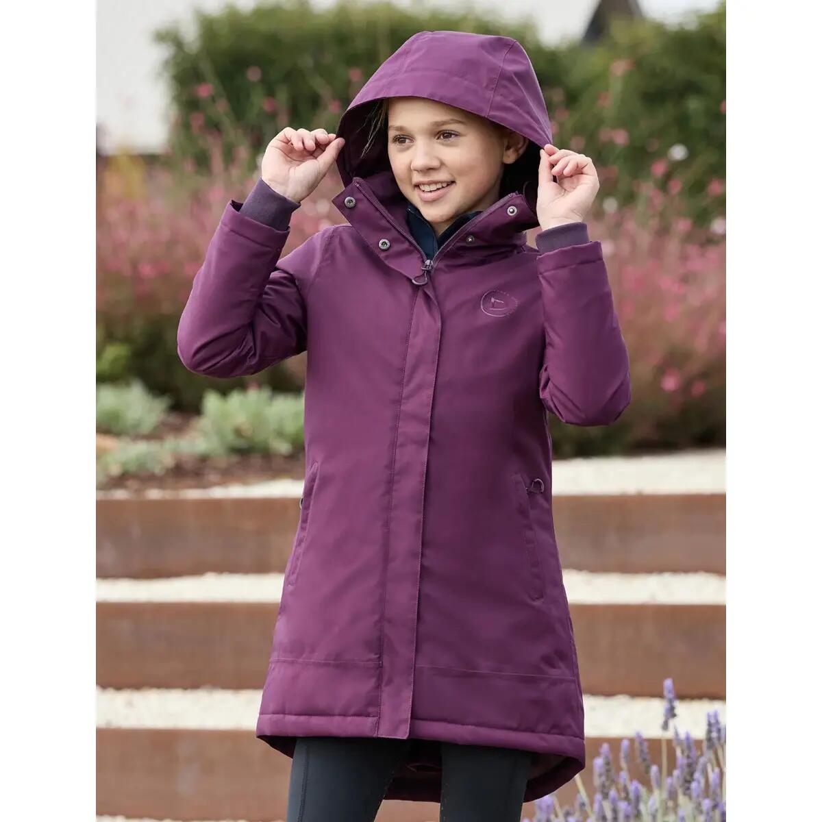 Kinder Reitjacke mit durchgehendem Reißverschluss wasserdicht Dublin 5/5