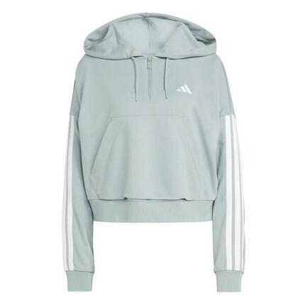 Sweatshirt à capuche 1/4 zip femme adidas Essentials 3-Stripes