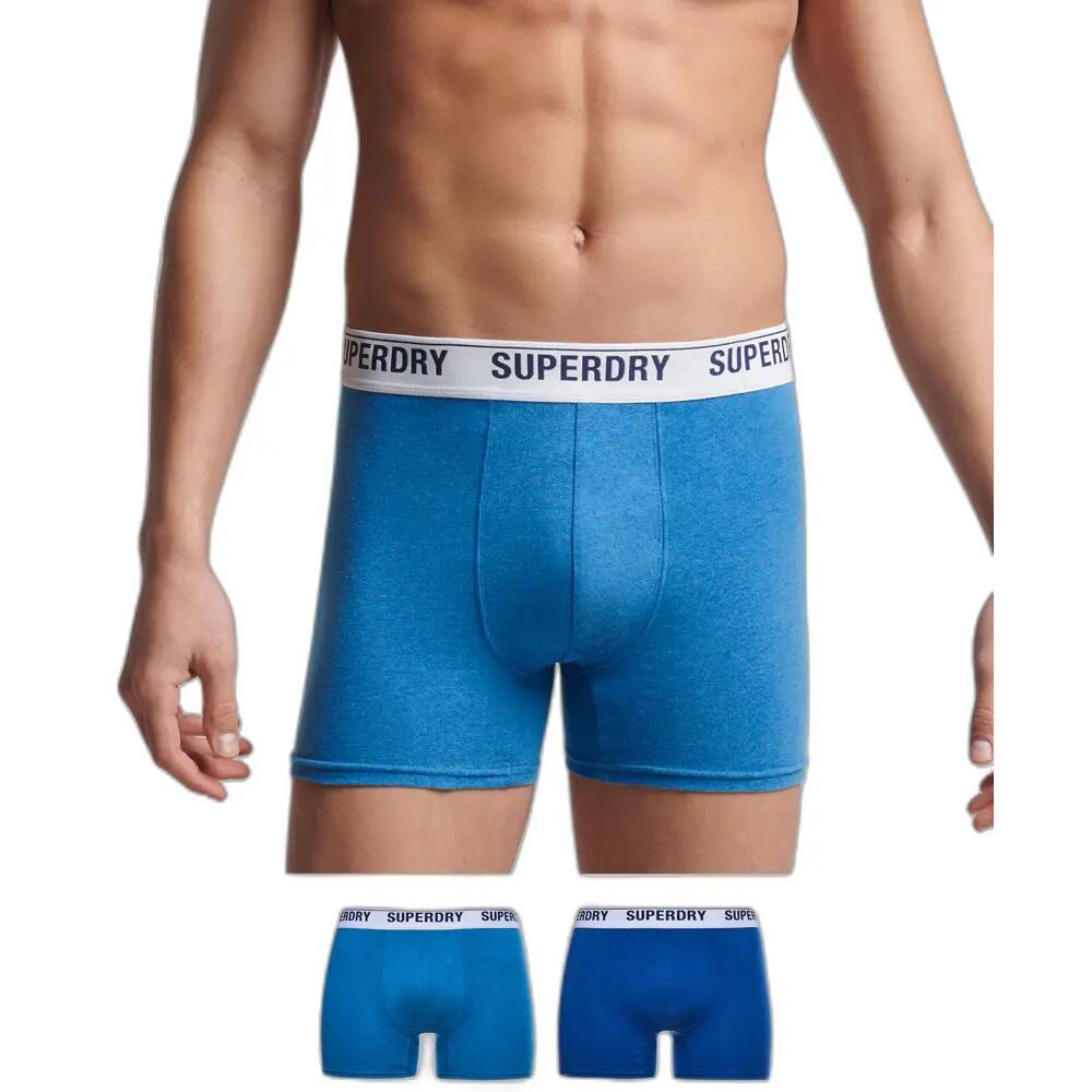 Boxershorts aus Bio-Baumwolle Superdry (x2) 2/4