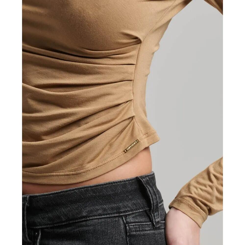 T-shirt manches longues à col montant femme Superdry 5/5