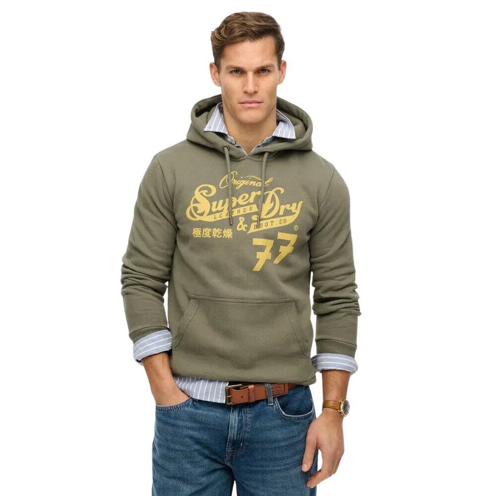 Bluza z kapturem Superdry Leather & Boot Co Script 2/6