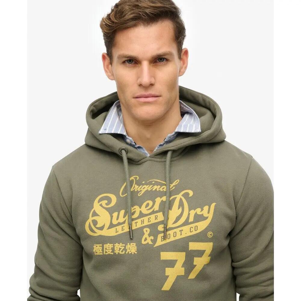 Bluza z kapturem Superdry Leather & Boot Co Script 5/6