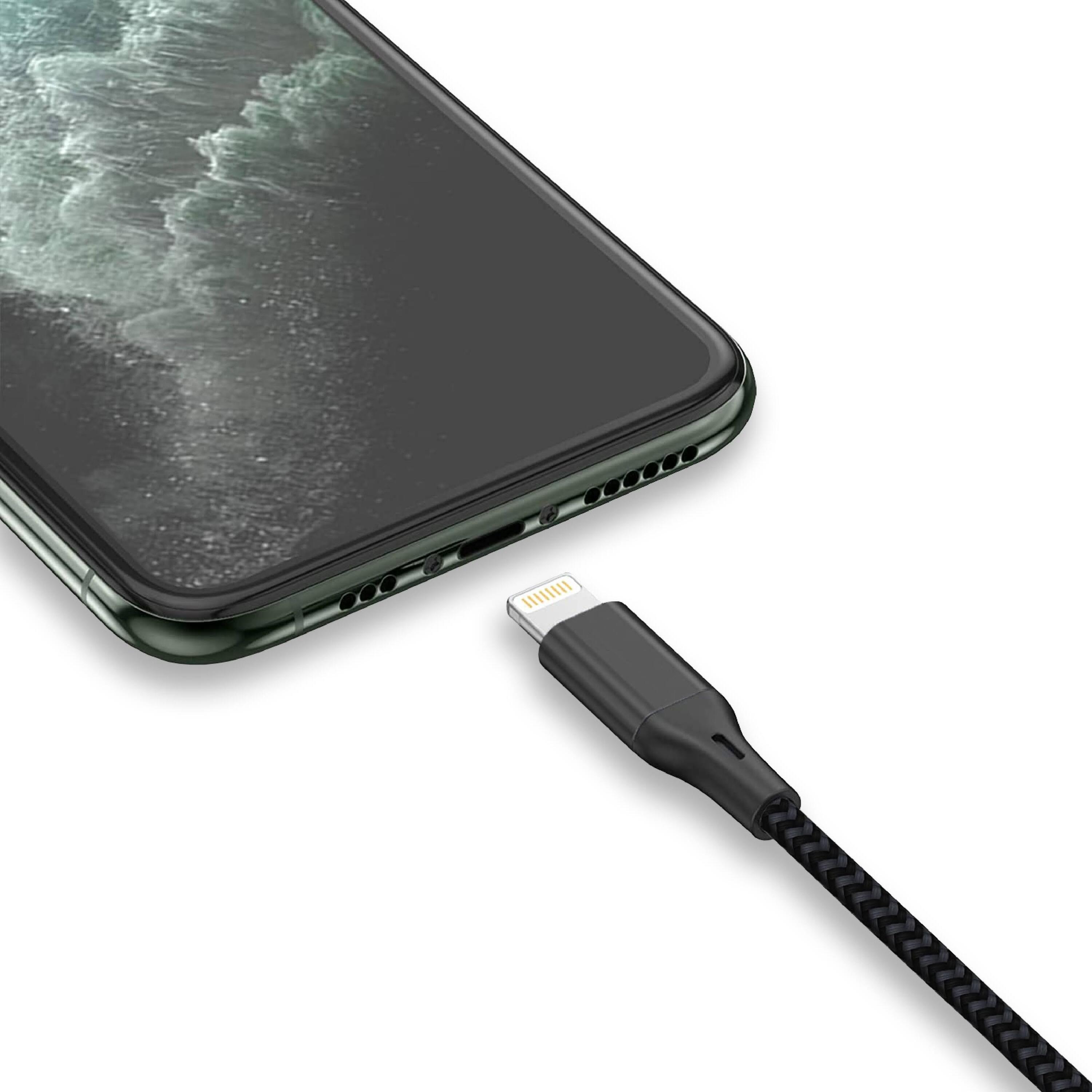 Sunslice USB-A auf Lightning Kabel - 12W Schnellladen für iPhone & iPad 3/6