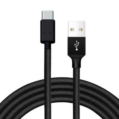 Sunslice usb-a naar usb-c kabel - 18w snelladen & synchronisatie