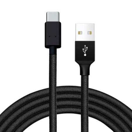 Sunslice Câble USB-A vers USB-C - Charge rapide 18W & synchronisation