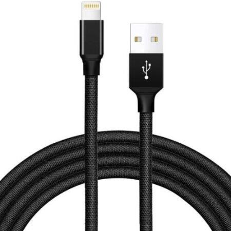 Sunslice USB-A auf Lightning Kabel - 12W Schnellladen für iPhone & iPad