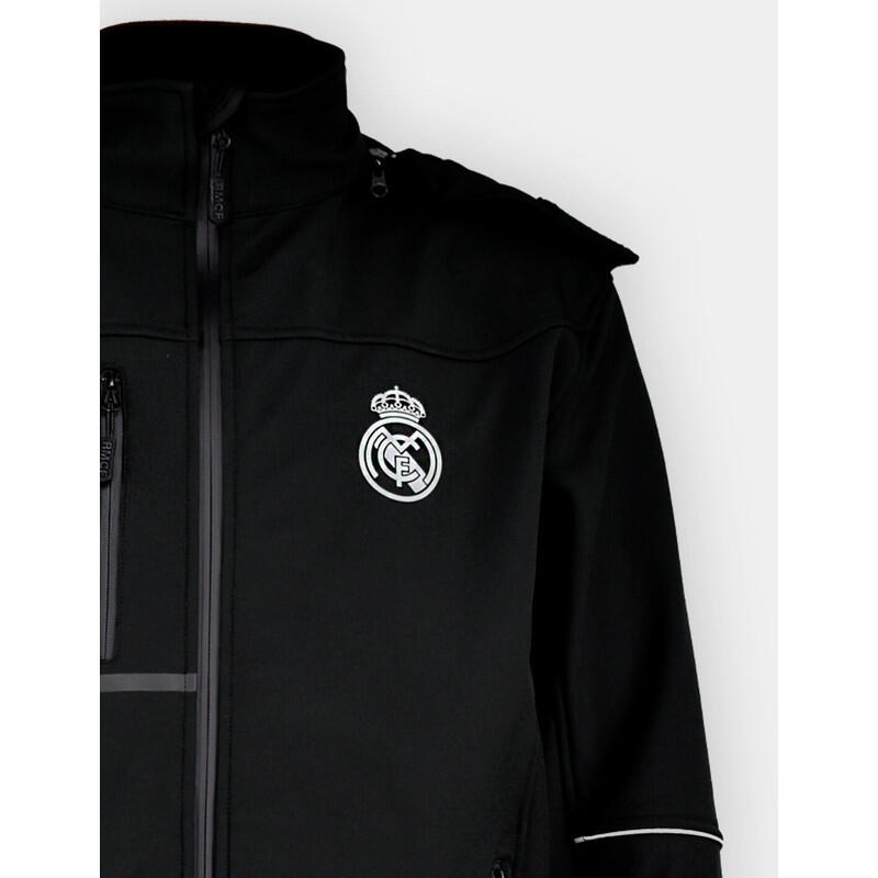 La giacca softshell nera del Real Madrid 4/5