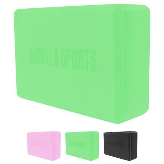 BLOC YOGA COMPACTE 23,5CM X 15CM X 8CM | PILATES ET FITNESS | COLORIS AU CHOIX