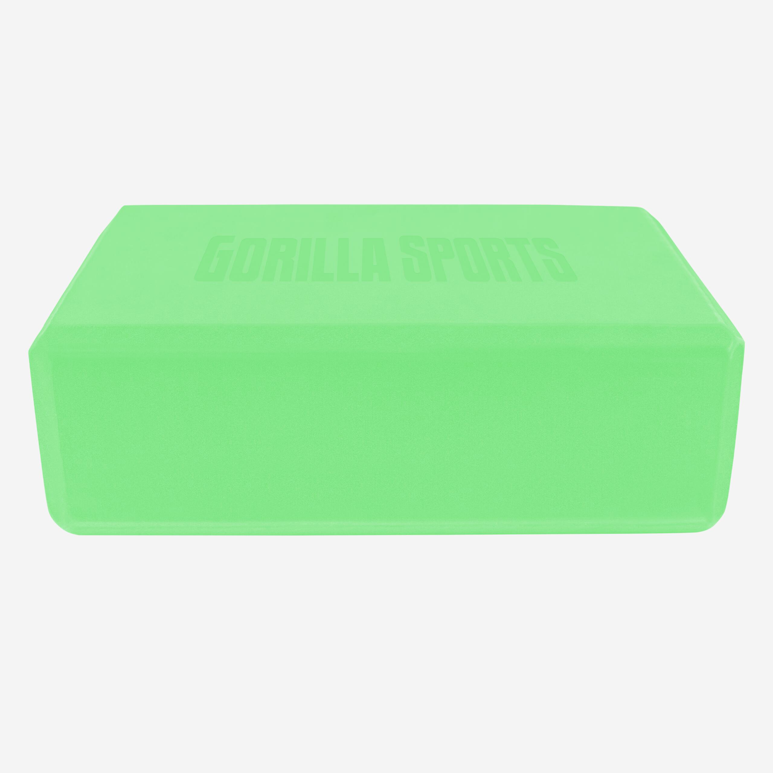 Gorilla Sports Yoga Blok - Yoga - Pilates - Groen 7/7