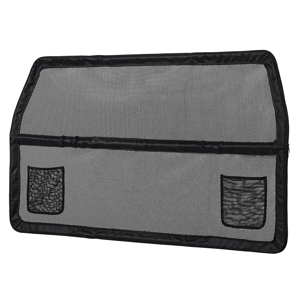 PaWz Dog Guard for Car Boot & Back Seat with Wider Coverage - Black