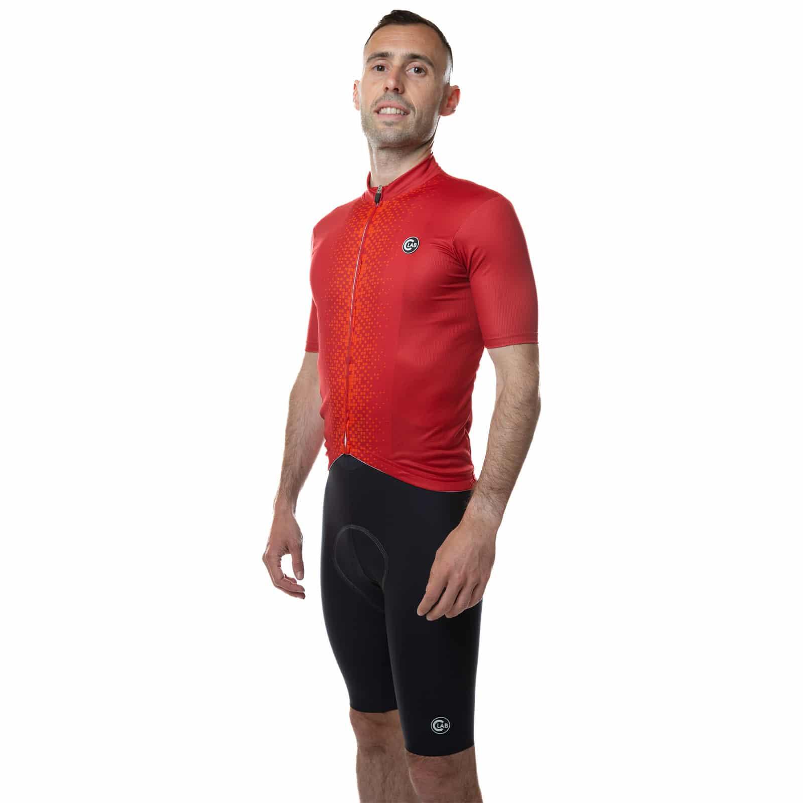 Maglia da ciclismo uomo Unica rosso 3/7