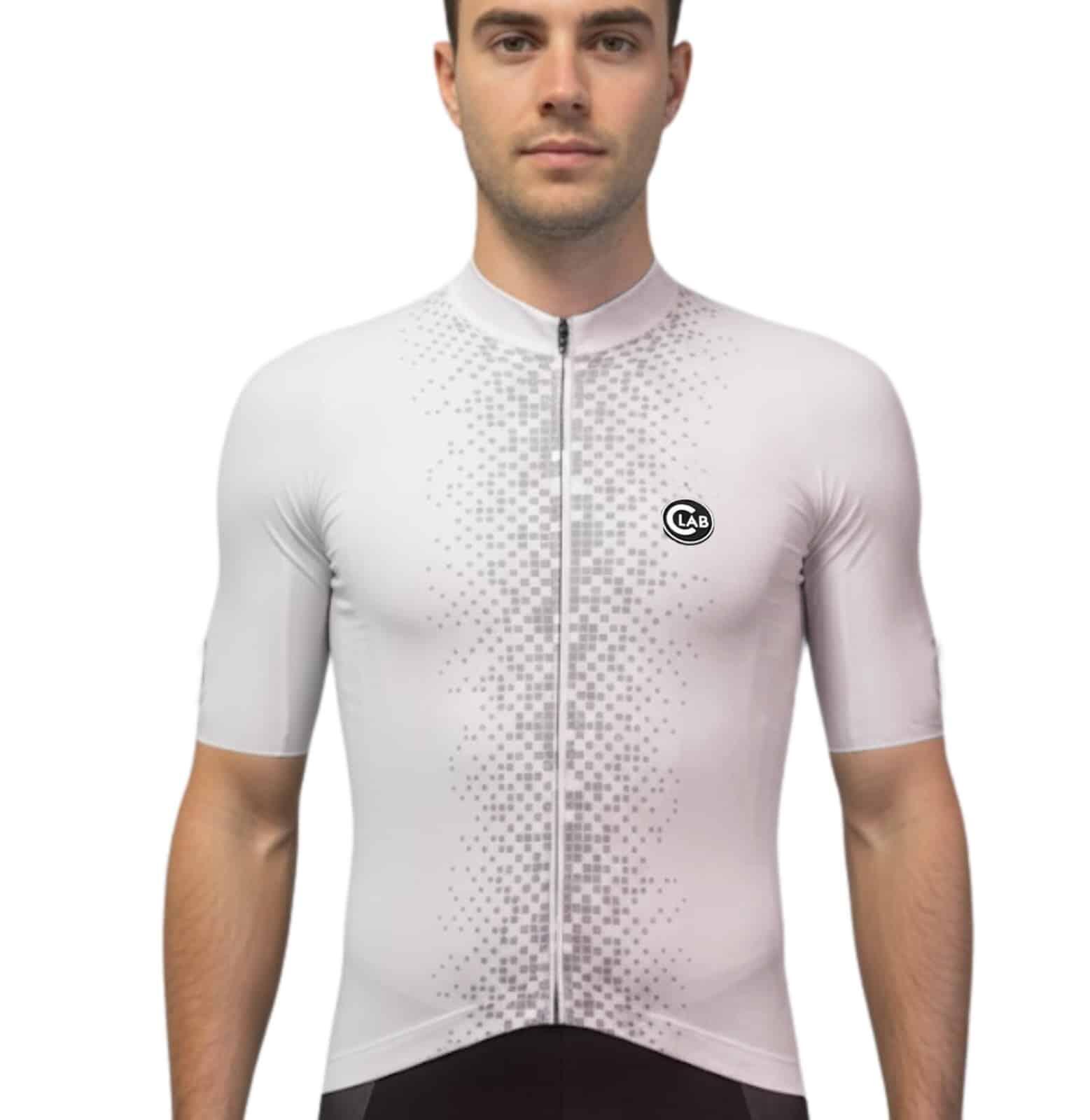 Maglia da ciclismo uomo Unica bianco 3/5