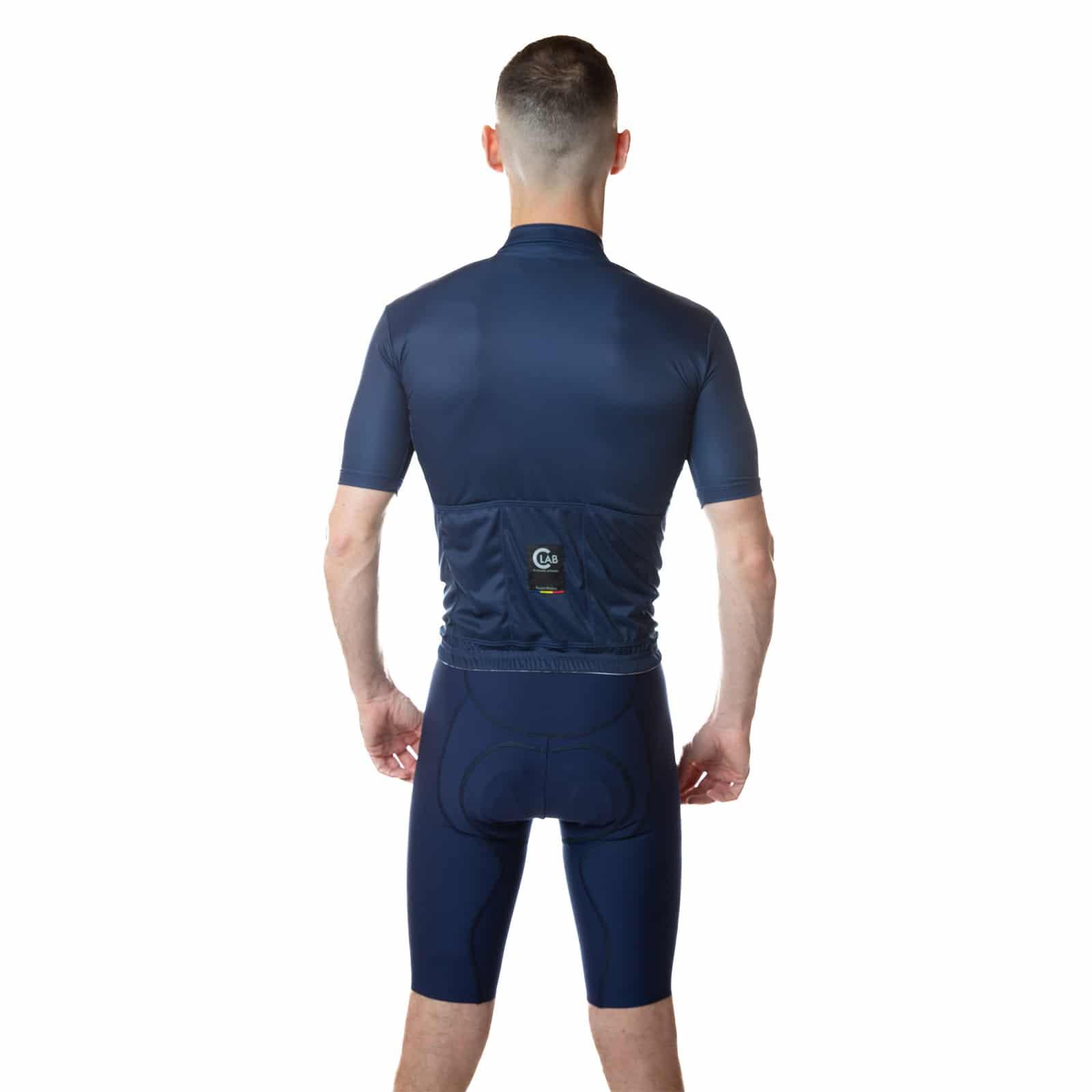 Maillot de Cyclisme Manches Courtes UNICA Bleu Marine 4/7