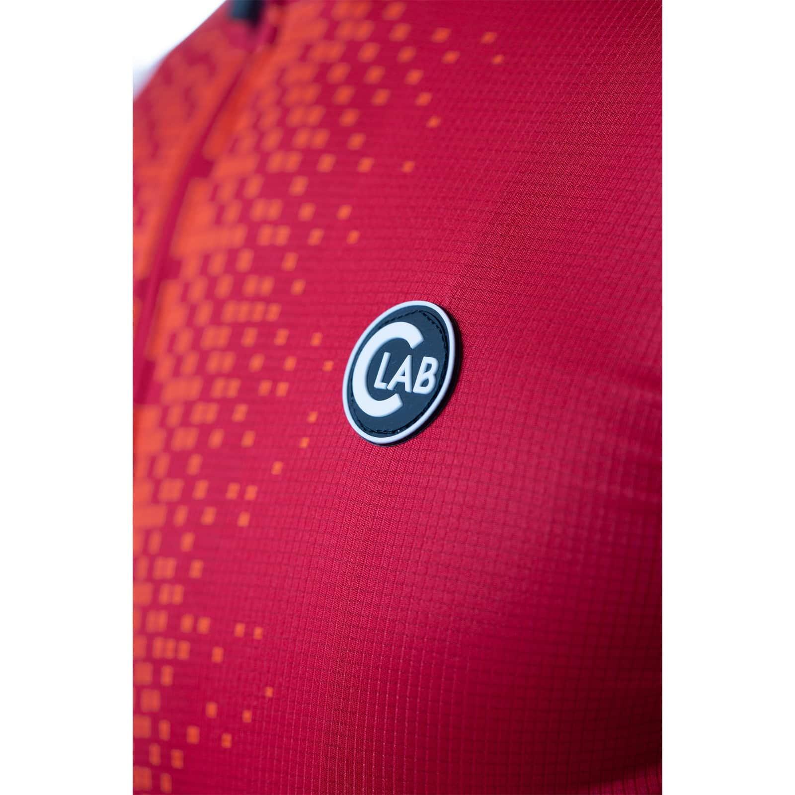Maglia da ciclismo uomo Unica rosso 5/7