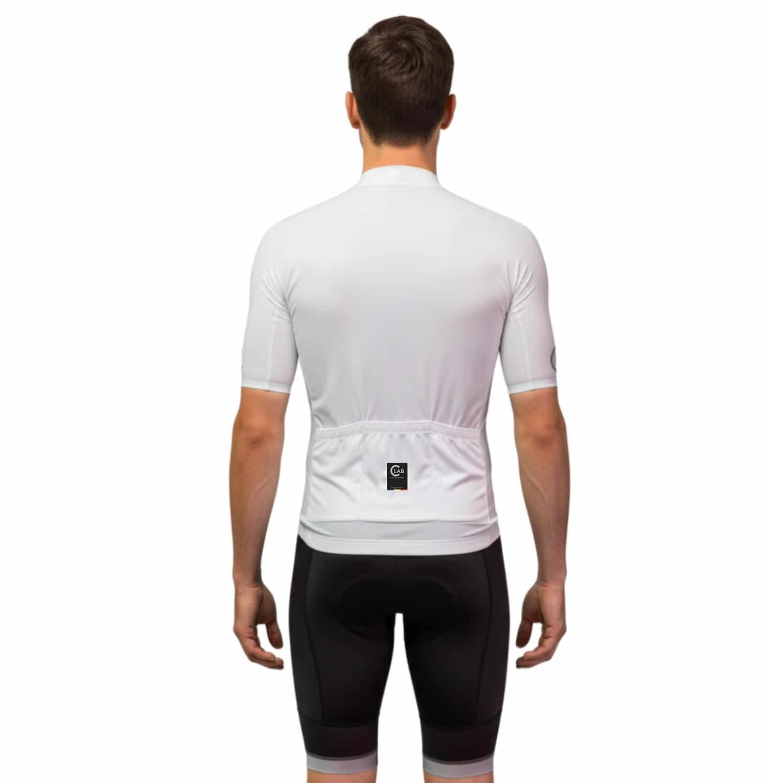 Maglia da ciclismo uomo Unica bianco 4/5