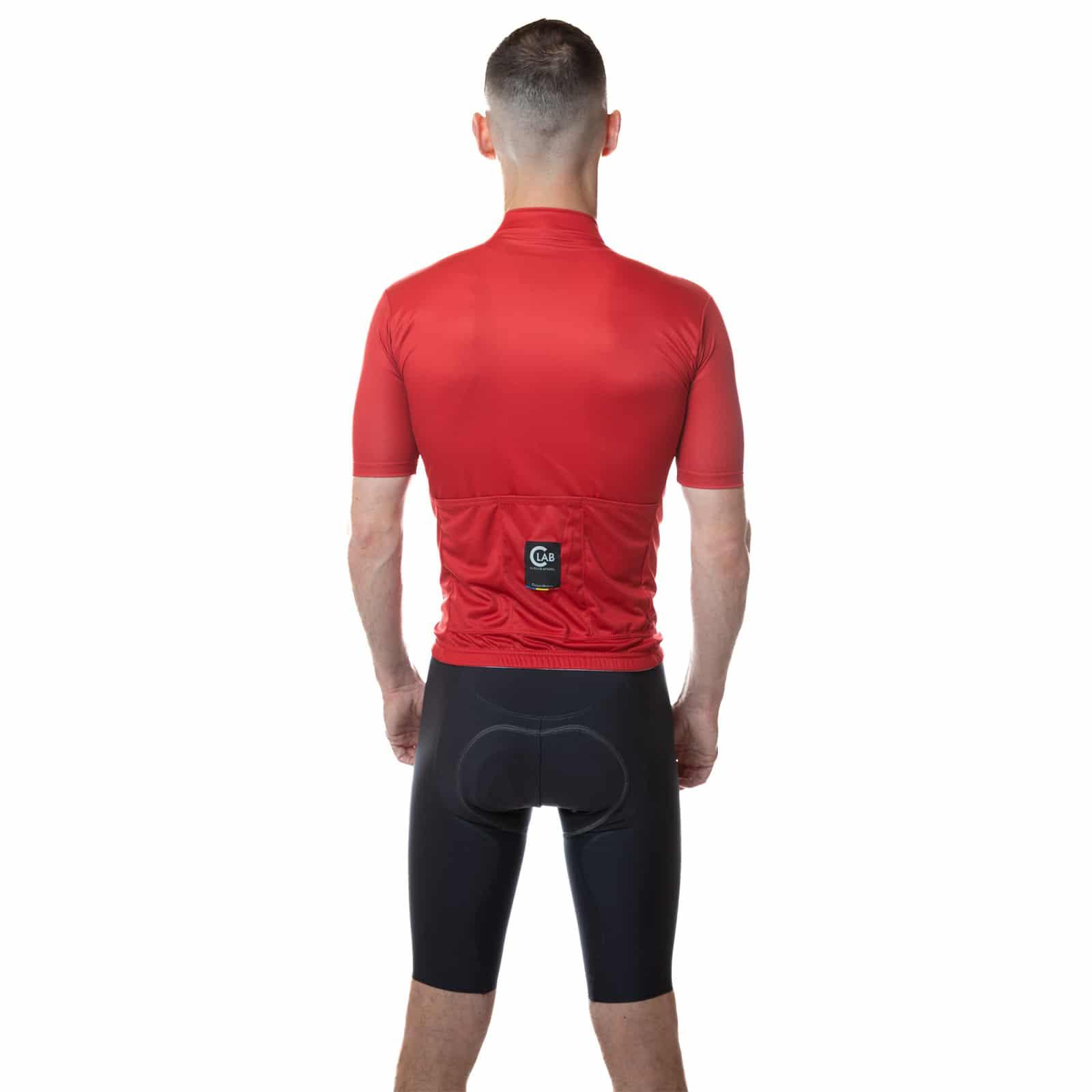 Maglia da ciclismo uomo Unica rosso 4/7
