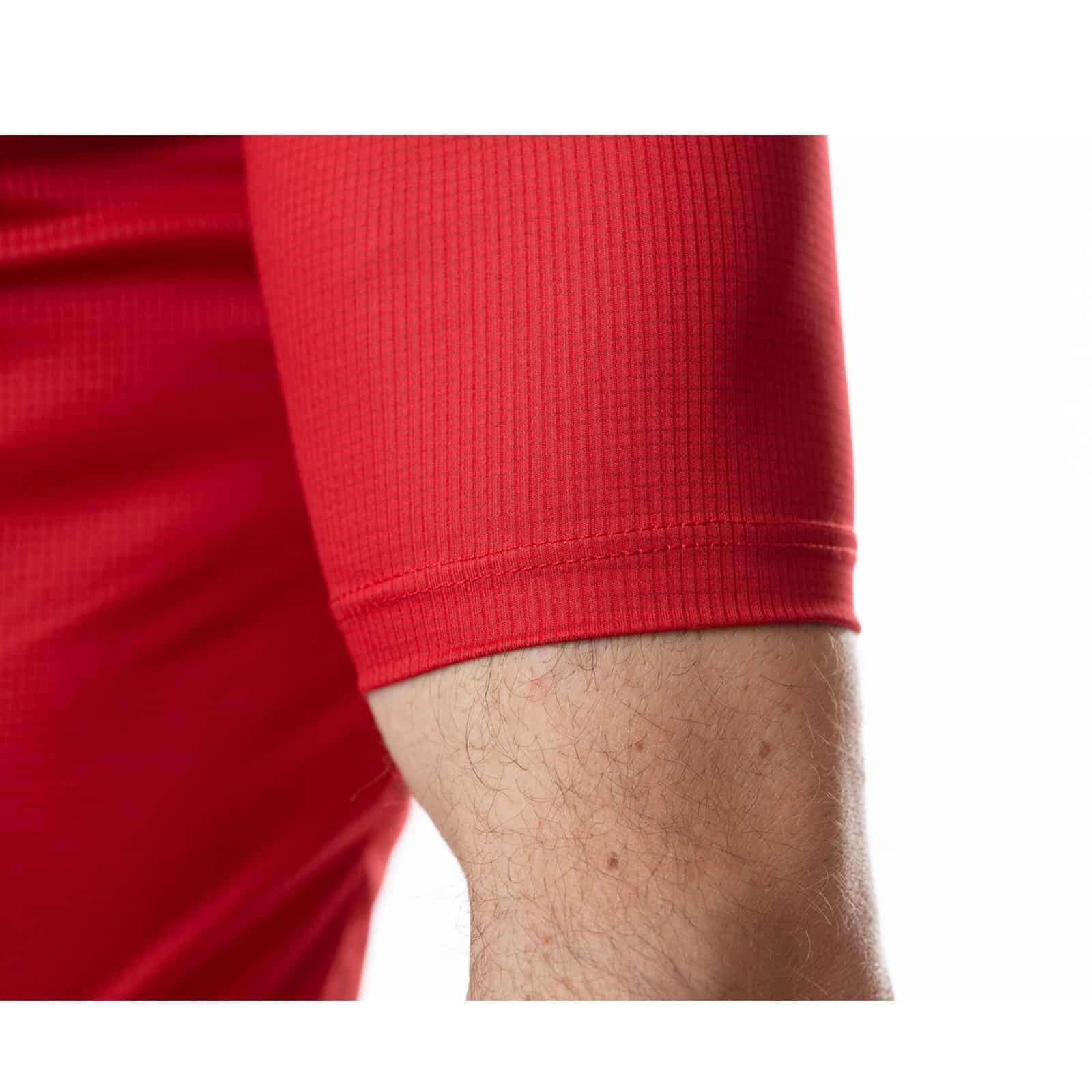 Maglia da ciclismo uomo Unica rosso 6/7