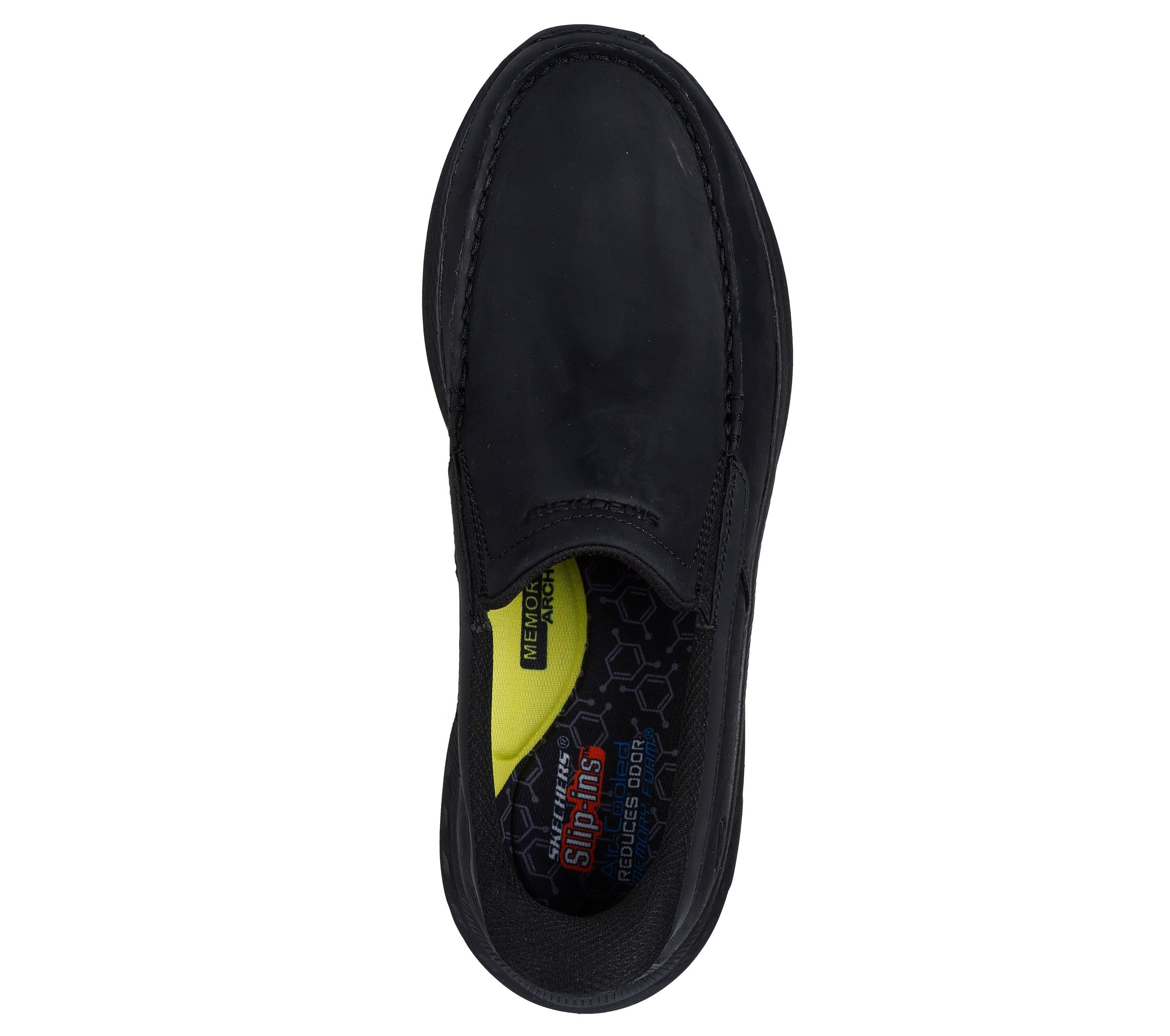 Zapatillas Mocasín Skechers Hombre Pollard - Osgood Negras 5/7
