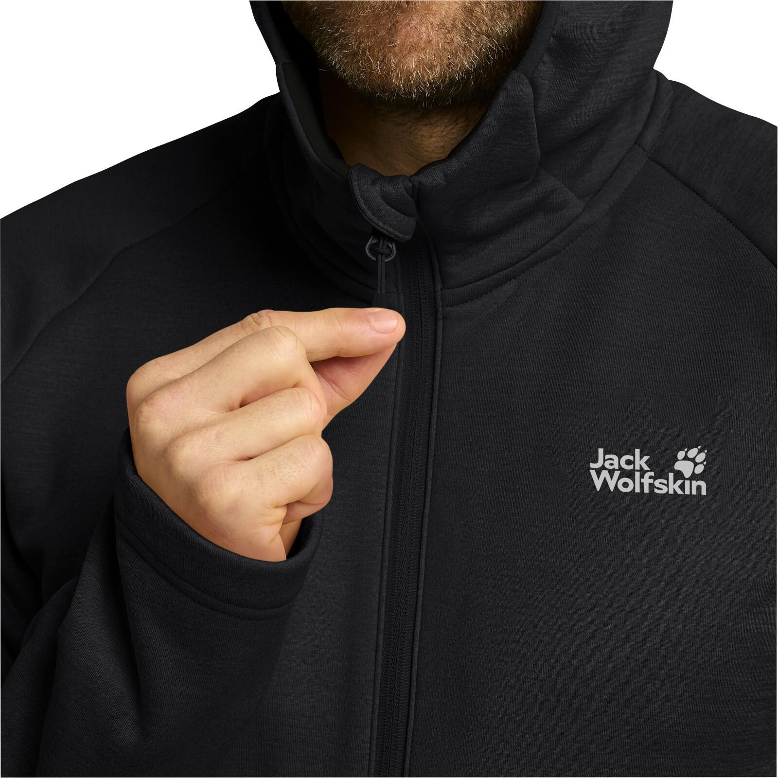 Veste de trekking homme Jack Wolfskin Peak District à capuche avec fermeture 5/7