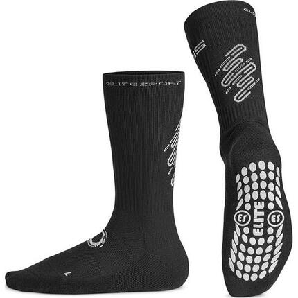 Elite Sport Chaussettes de football grip - Noir 35-40